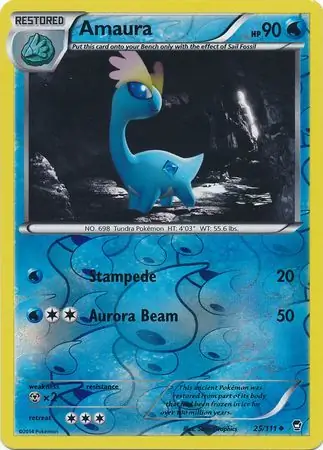 Amaura Reverse Holo 25 Normal