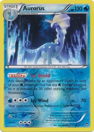 Aurorus Reverse Holo 26 Normal