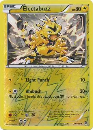 Electabuzz Reverse Holo 29 Normal