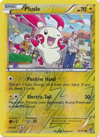 Plusle Reverse Holo 31 Normal