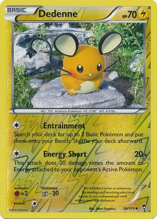 Dedenne Reverse Holo 34