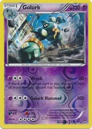 Golurk Reverse Holo 43 Normal