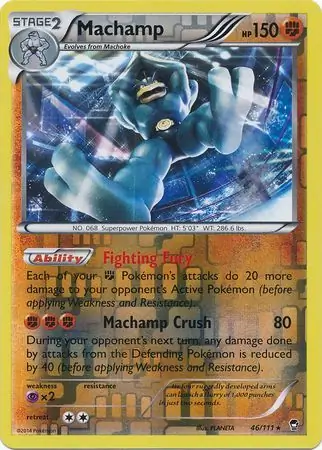 Machamp Reverse Holo 46 Normal