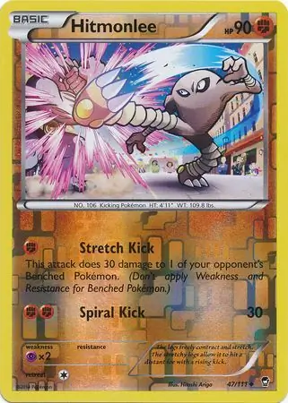 Hitmonlee Reverse Holo 47