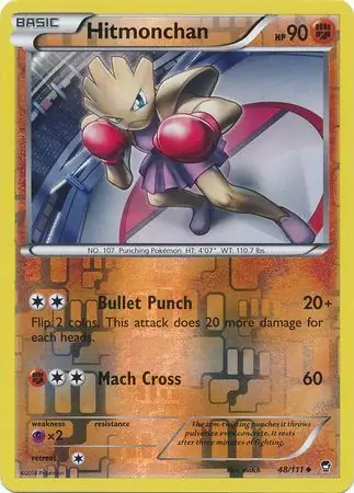Hitmonchan Reverse Holo 48