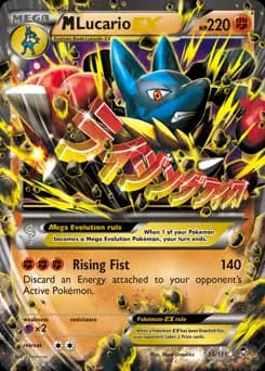 M Lucario EX 55 Normal