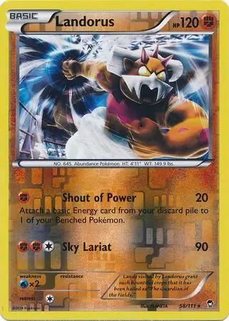 Landorus Reverse Holo 58