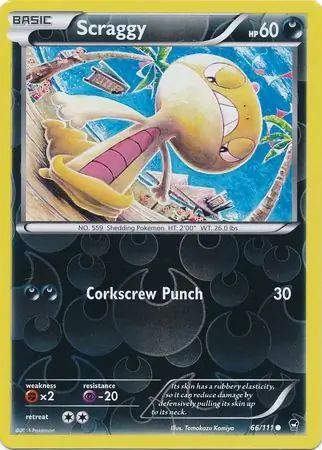 Scraggy Reverse Holo 66