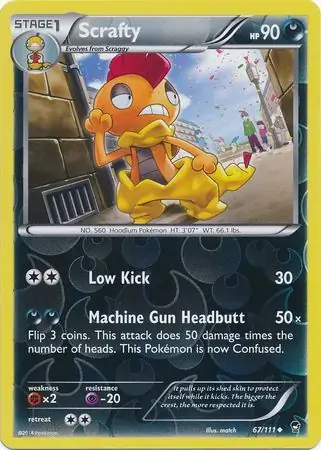 Scrafty Reverse Holo 67 Normal