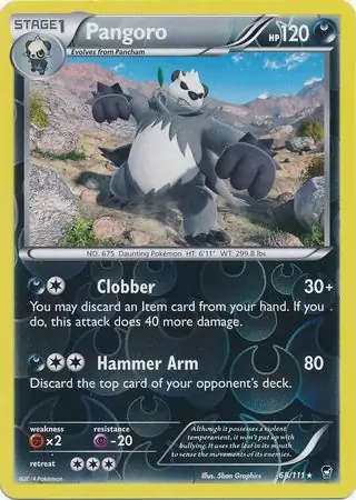 Pangoro Reverse Holo 68