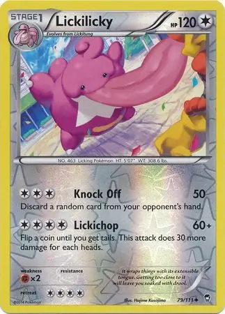 Lickilicky Reverse Holo 79