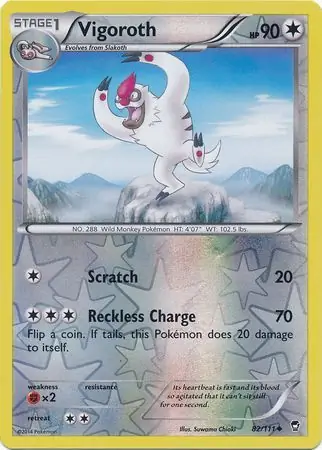 Vigoroth Reverse Holo 82 Normal
