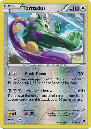 Tornadus Reverse Holo 86 Normal