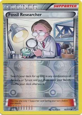 Fossil Researcher Reverse Holo 92