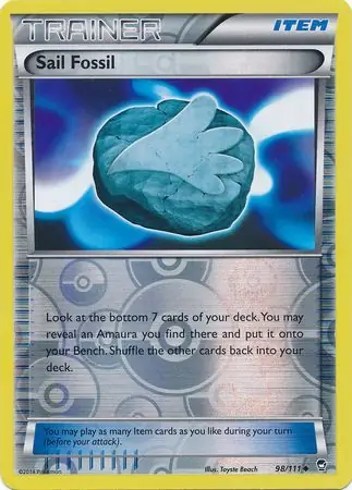 Sail Fossil Reverse Holo 98