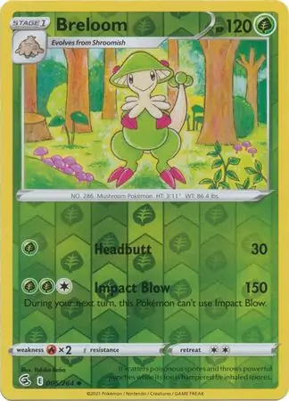 Breloom Reverse Holo 005