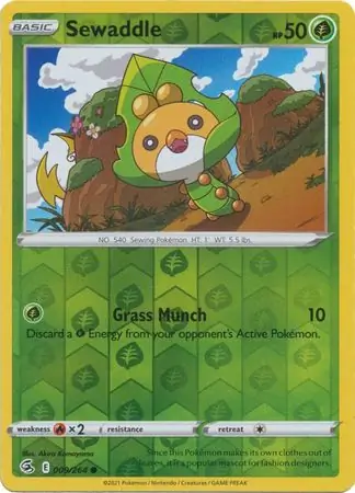 Sewaddle Reverse Holo 009