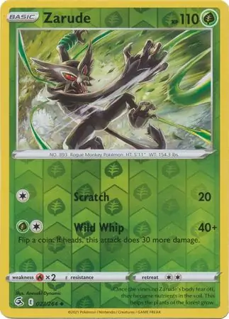 Zarude Reverse Holo 027 Normal