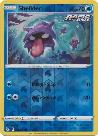 Shellder Reverse Holo 050