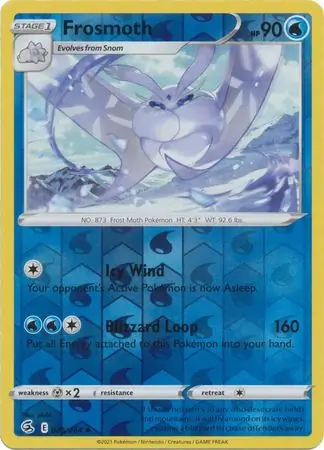 Frosmoth Reverse Holo 085
