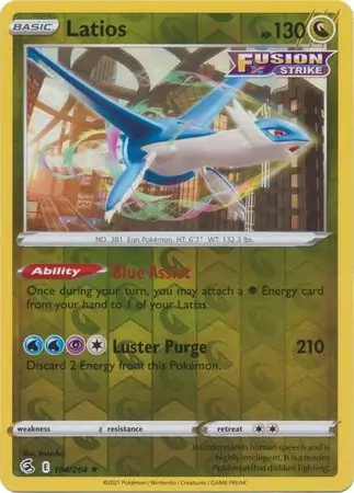 Latios Reverse Holo 194