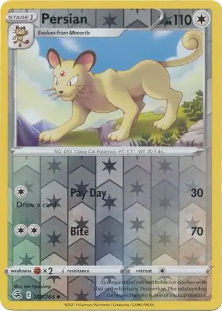 Persian Reverse Holo 200