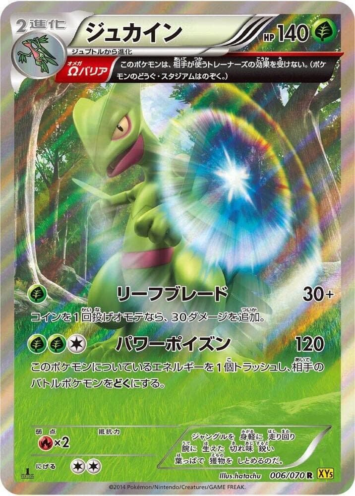Sceptile 006 1st Edition holo