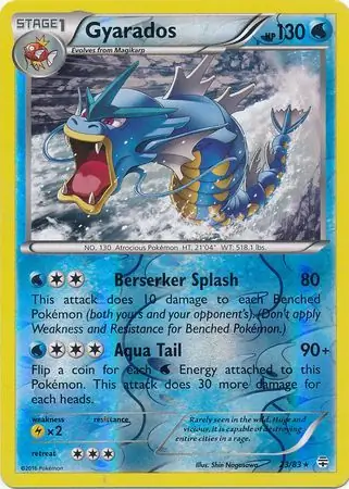 Gyarados Reverse Holo 23 Normal