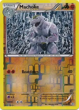 Machoke Reverse Holo 41 Normal