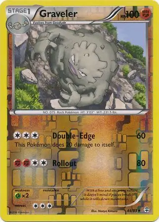 Graveler Reverse Holo 44