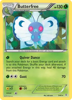 Butterfree Holo 5 Normal