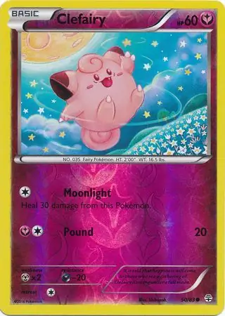 Clefairy Reverse Holo 50 Normal