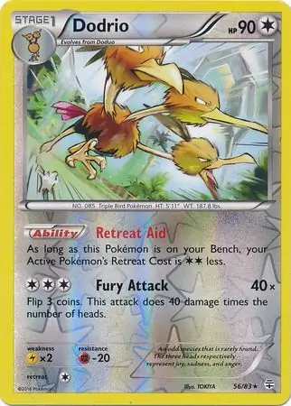 Dodrio Reverse Holo 56