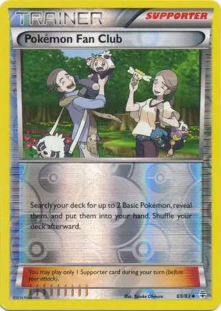 Pokemon Fan Club Reverse Holo 69 Normal