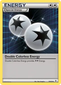 Double Colorless Energy 74 Normal