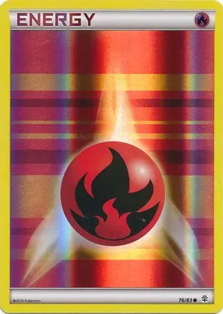 Fire Energy Reverse Holo 76 Normal