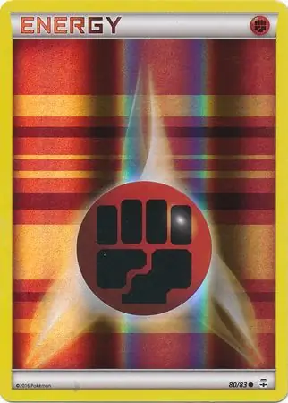 Fighting Energy Reverse Holo 80 Normal