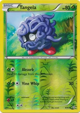 Tangela Reverse Holo 8 Normal