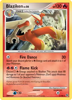 Blaziken Holo 1 Normal