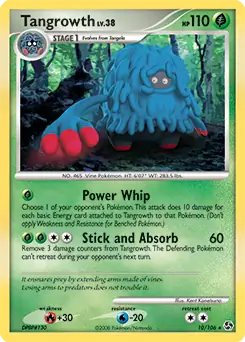 Tangrowth Holo 10 Normal