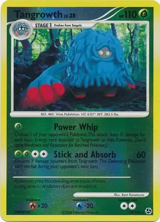 Tangrowth Reverse Holo 10 Normal
