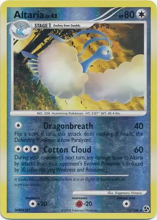 Altaria Reverse Holo 12 Normal