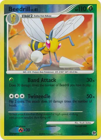 Beedrill Reverse Holo 13