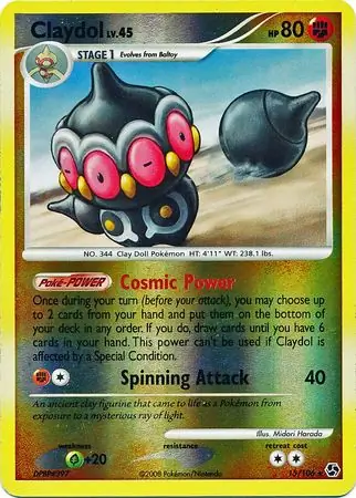 Claydol Reverse Holo 15 Normal