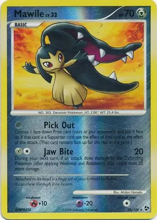 Mawile Reverse Holo 24 Normal