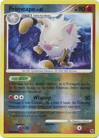 Primeape Reverse Holo 27 Normal