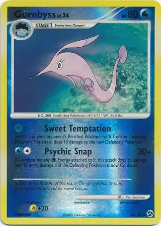 Gorebyss Reverse Holo 38 Normal