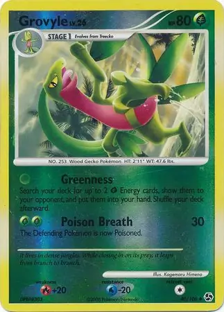Grovyle Reverse Holo 40 Normal