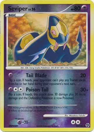 Seviper Reverse Holo 52 Normal