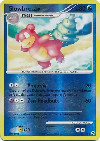 Slowbro Reverse Holo 54 Normal